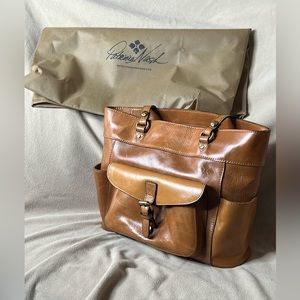 Patricia Nash Tan Leather Shoulder Bag